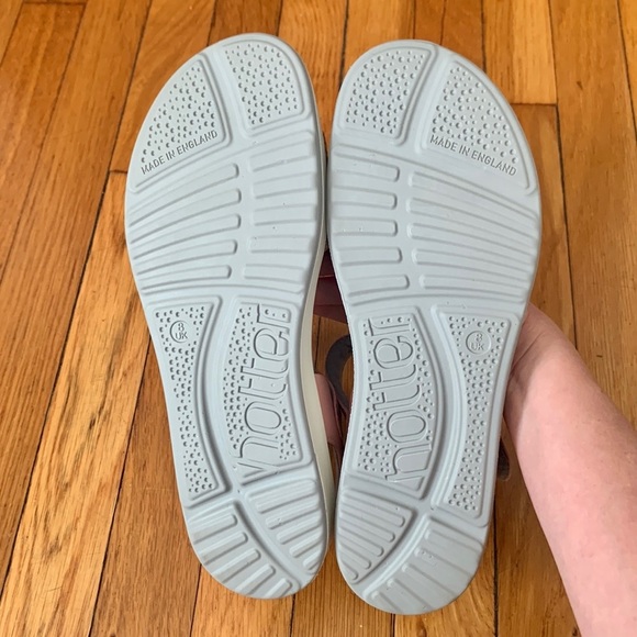 NIB Hotter Play Blush Weave Leather Suede Women’s Sandals - Size 10 - Picture 6 of 7